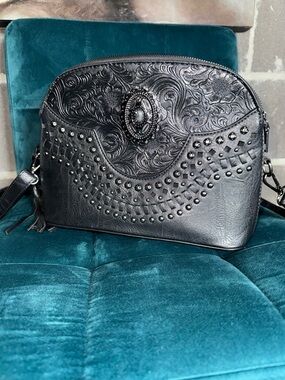 Sam & Hadley Embossed Western Crossbody